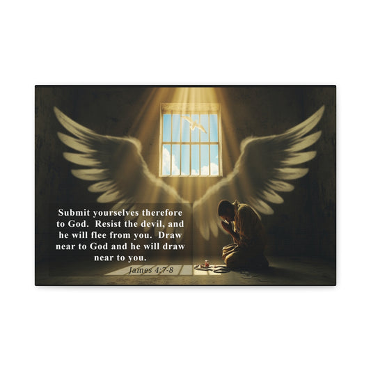 Canvas Wall Art Inspirational Prayer Print by Grace Canvas