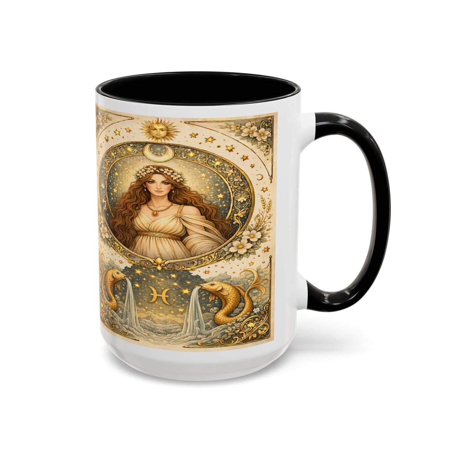 Celestrial Pisces Zodiac Coffee Mug