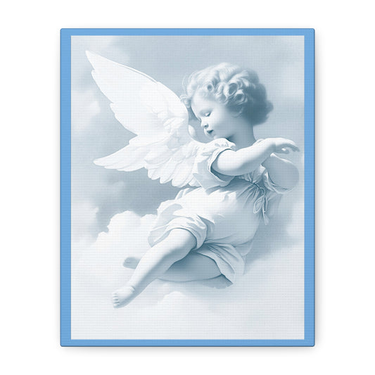 Baroque Angel Cherub Wall Canvas