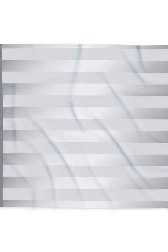 Silver Striped Throw Blanket by Grace Canvas Shop
