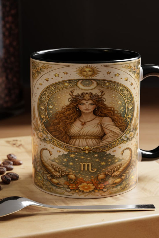Celestial Scorpio Coffee Mug by Grace Canvas Shop