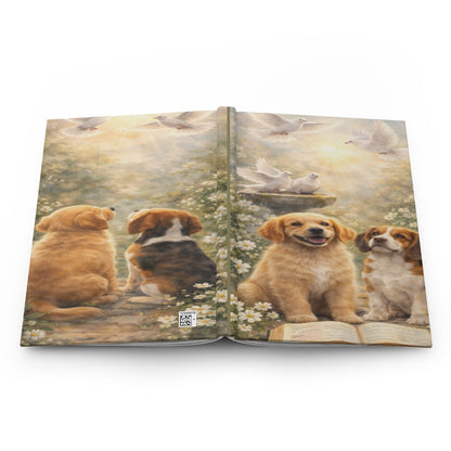 Doves and Dogs Hardcover Journal