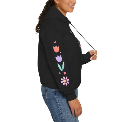 Held & Hopeful Hoodie | Christian encouragement, pastel groovy scripture