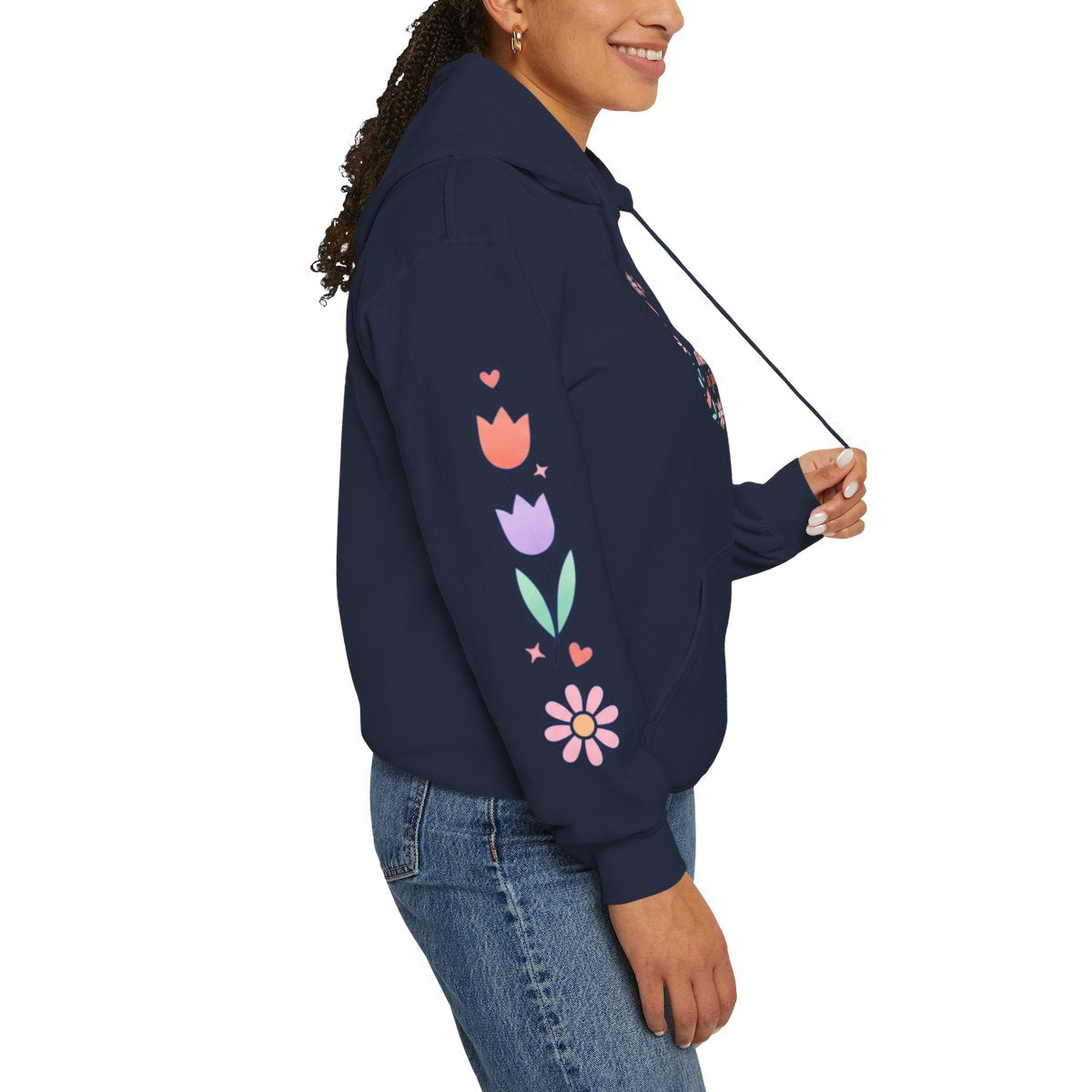 Held & Hopeful Hoodie | Christian encouragement, pastel groovy scripture
