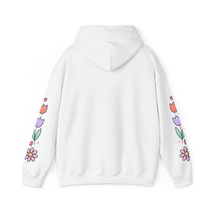 Held & Hopeful Hoodie | Christian encouragement, pastel groovy scripture