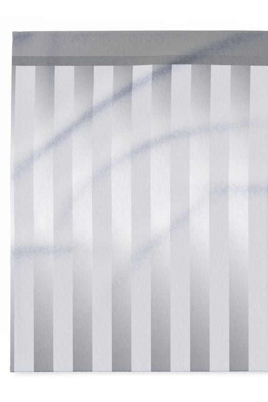 Silver Striped Throw Blanket by Grace Canvas Shop