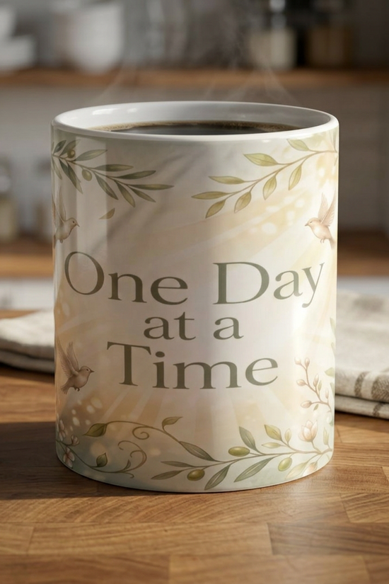 One Day at a Time Ceramic Mug (11oz, 15oz)