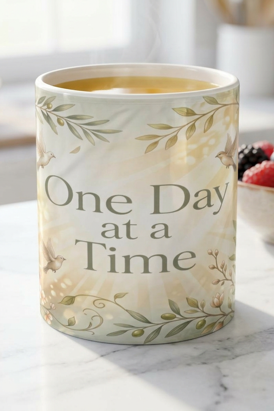 One Day at a Time Ceramic Mug (11oz, 15oz)