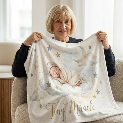 Tiny Miracle Microfiber Newborn Baby Throw