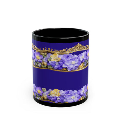 Elegant Gold Trim Coffee Cup (11oz, 15oz)
