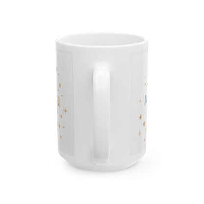 Baby Blessings Ceramic Mug — "Prayer Changes Everything" with Cute Woodland Animals (11oz, 15oz)
