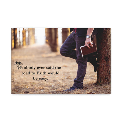Faith Journey Matte Canvas Wall Art by Grace Canvas Shop