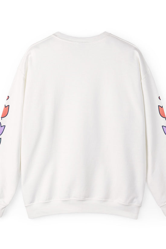 Held & Hopeful in Jesus Sweatshirt | Colorful Pastel Christian Encouragement