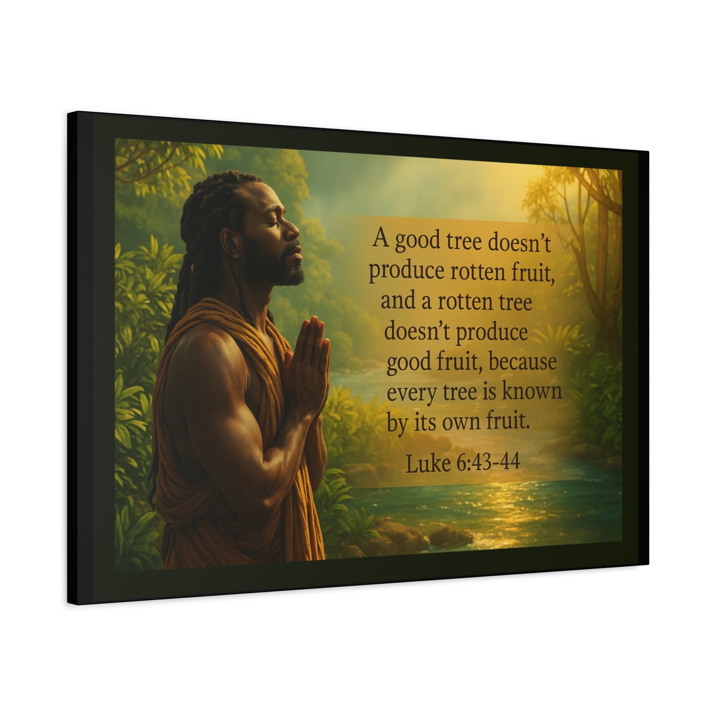 Luke 6:43- 44 Inspirational Wall Art by Grace Canvas