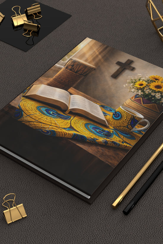 African Heritage Sunflower Hardcover Journal Notebook