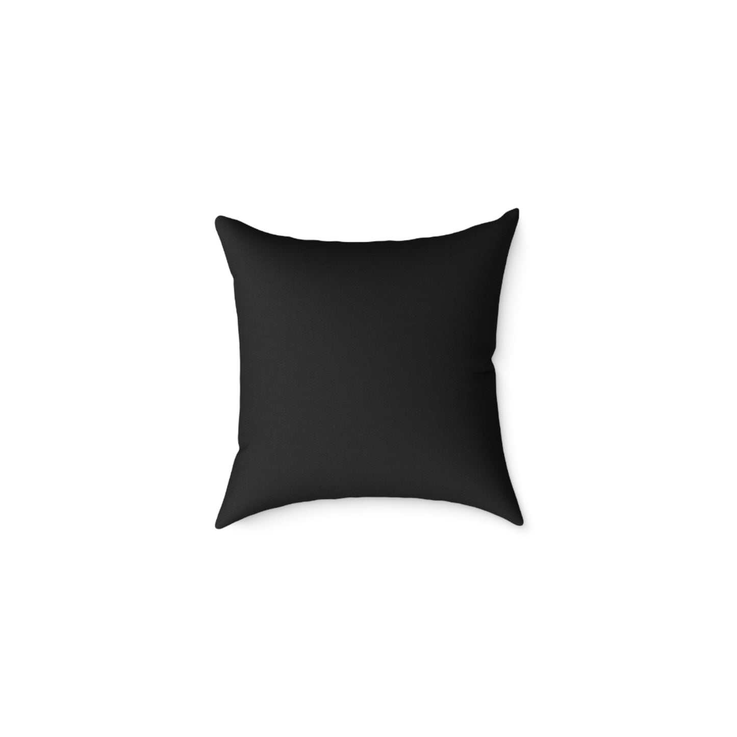 Deus Gold Foil Accent Pillow — Black Square Decorative Throw Pillow by Grace Canvas Shop