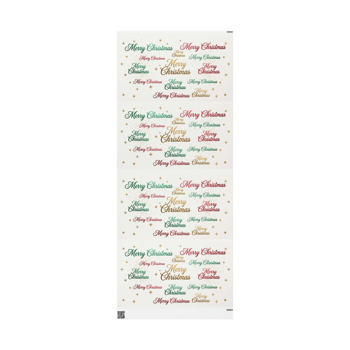Colorful Merry Christmas Wrapping Paper