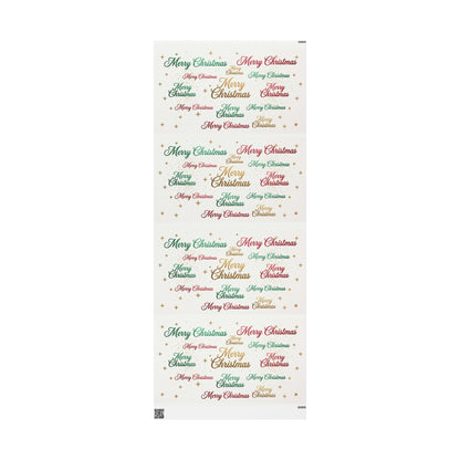 Colorful Merry Christmas Wrapping Paper