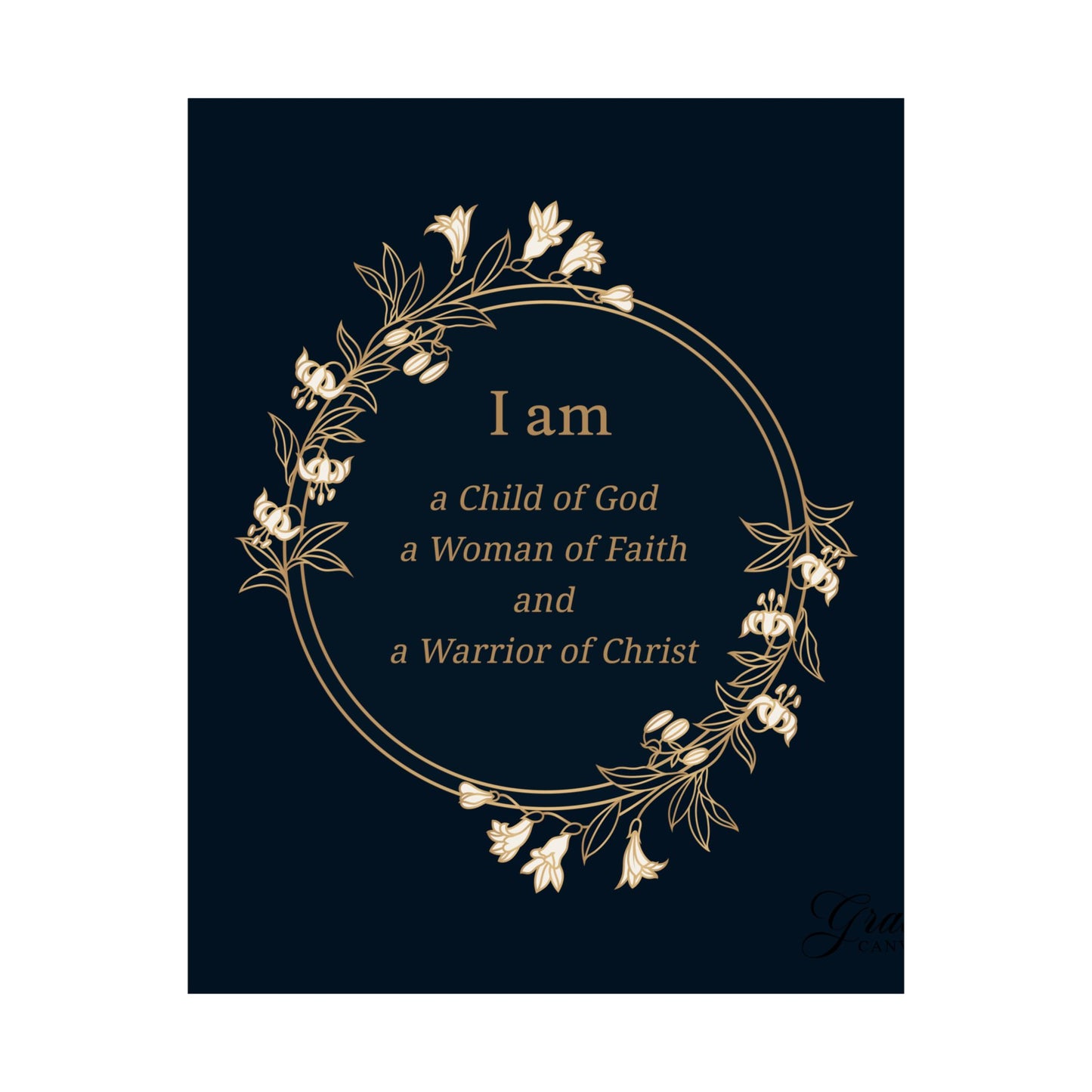 Woman of Faith Poster - Matte Vertical Print