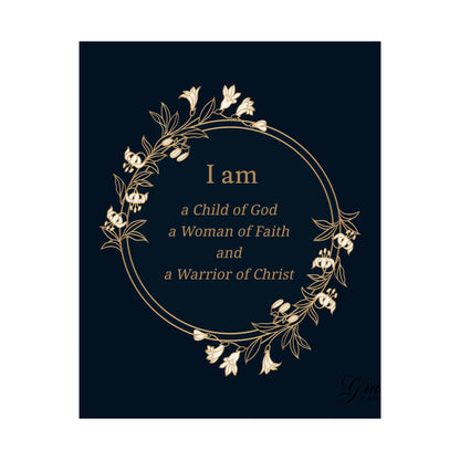Woman of Faith Poster - Matte Vertical Print