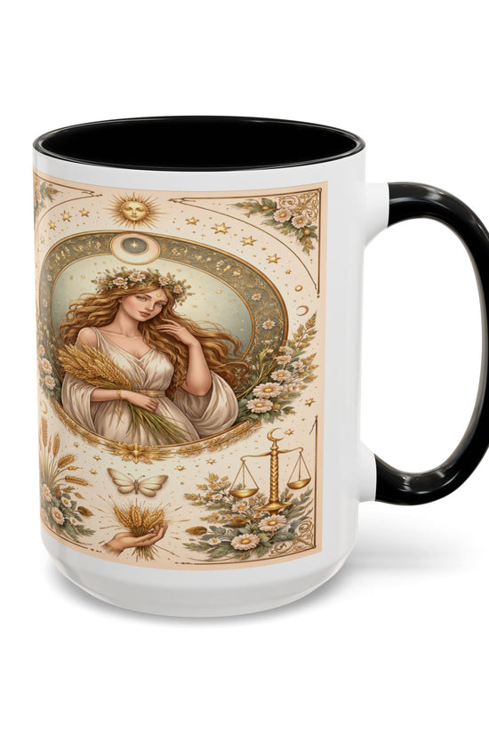 Celestial Virgo Coffee Mug 11oz/15 oz by Grace Canvas Shop