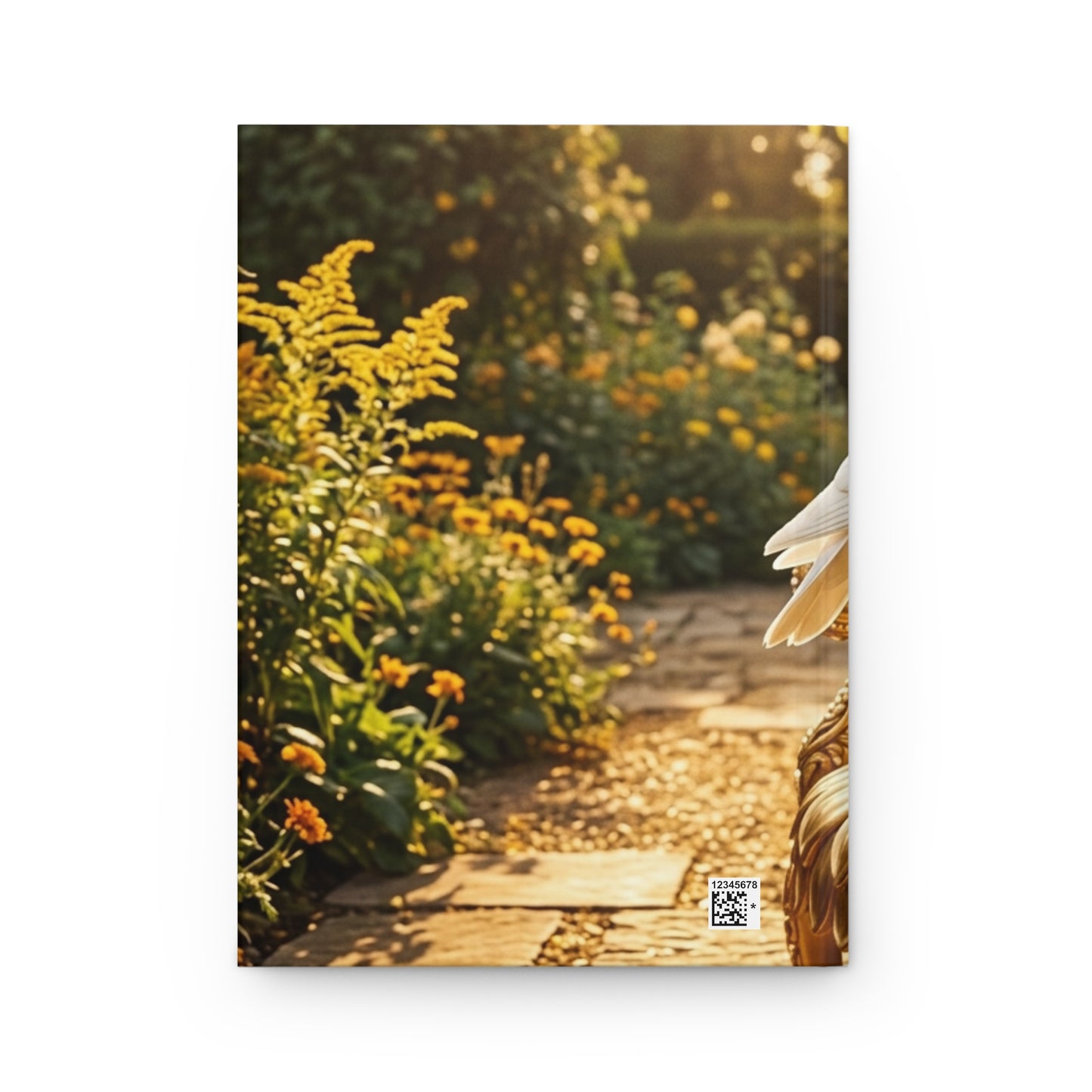 Golden Sunflower Hardcover Matte Journal Notebook