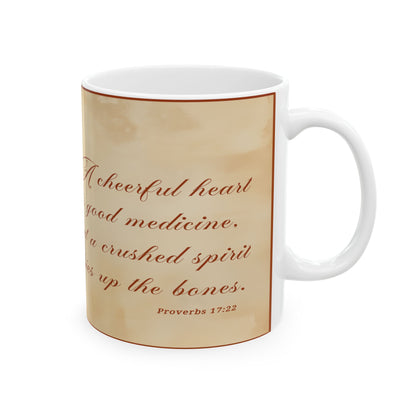 Angel Prayer Ceramic Mug  Inspirational Religious Quote Coffee Cup (11oz, 15oz)