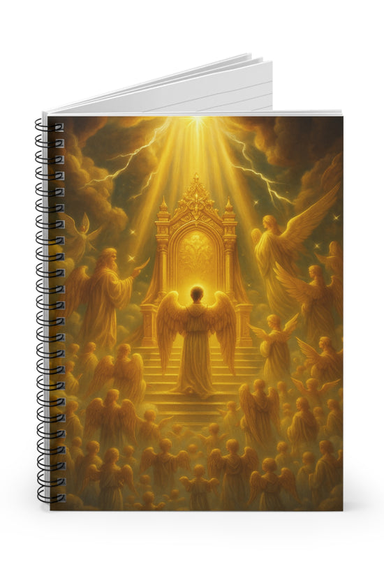 Angels Spiral Notebook (Ruled) by Grace Canvas.shop