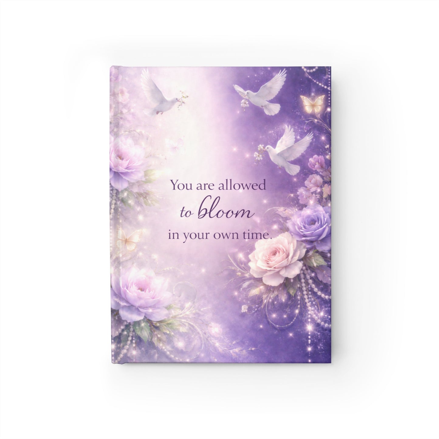 Bloom Inspirational Hardcover Ruled Journal