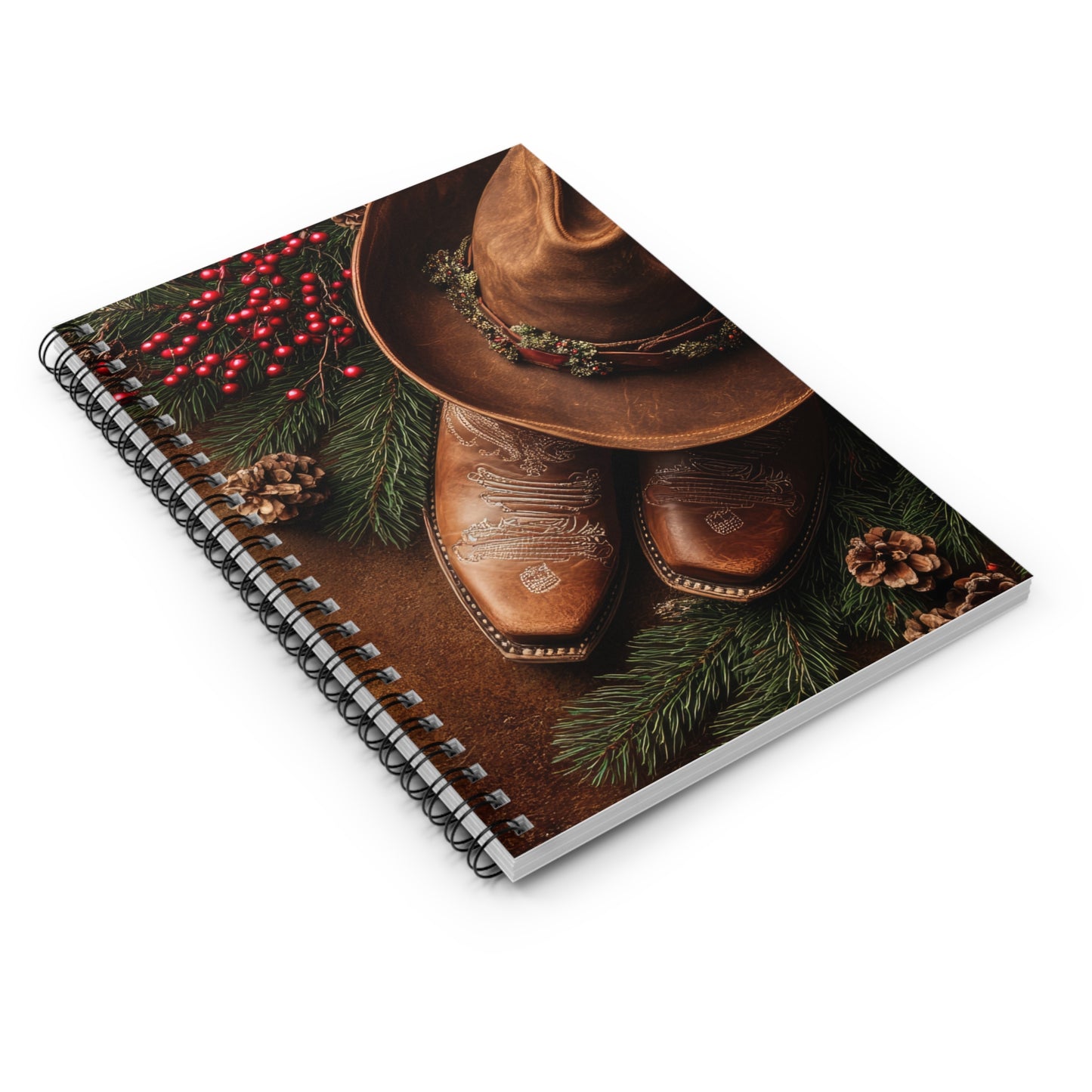 Western Soft-Cover Holiday Spiral Notebook