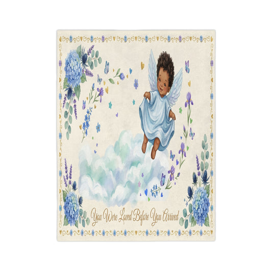 Boy  -You Were Loved Before You Arrived Nursery Throw