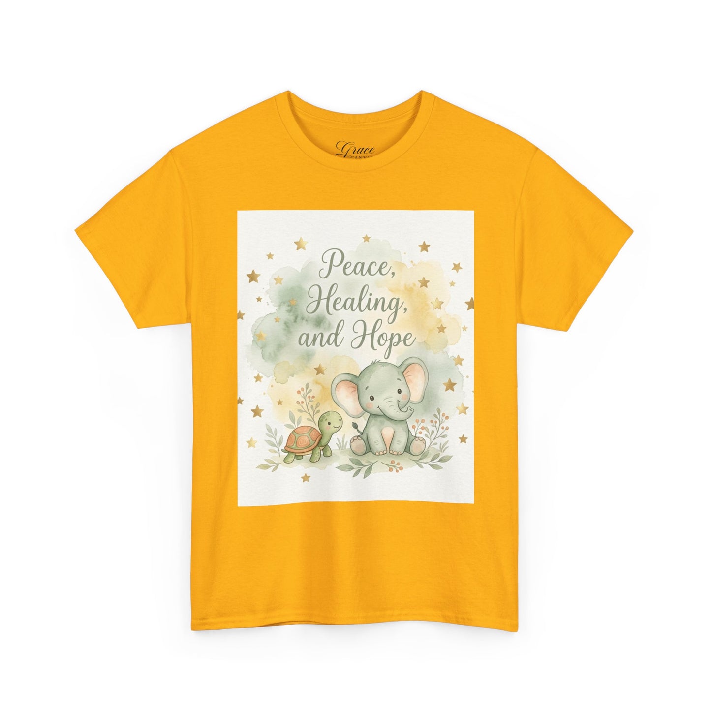 Girl's Elephant ‘Peace, Healing and Hope’ T‑Shirt