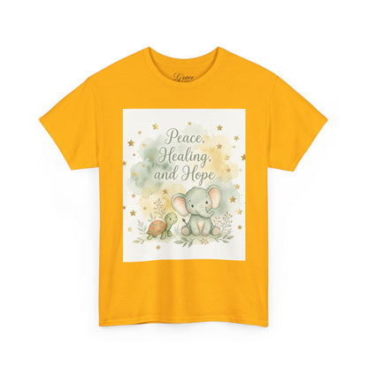 Girl's Elephant ‘Peace, Healing and Hope’ T‑Shirt