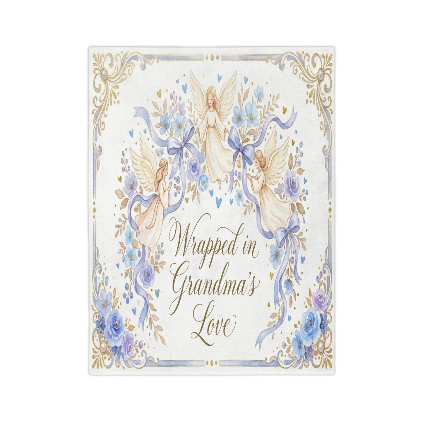 Wrapped in Grandma's Love Microfiber Blanket
