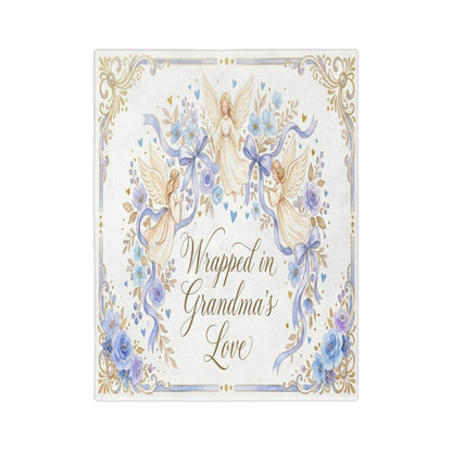 Wrapped in Grandma's Love Microfiber Blanket