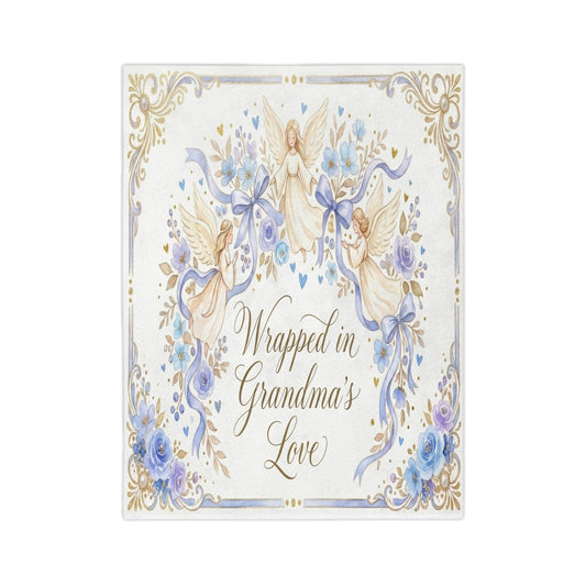 Wrapped in Grandma's Love Microfiber Blanket