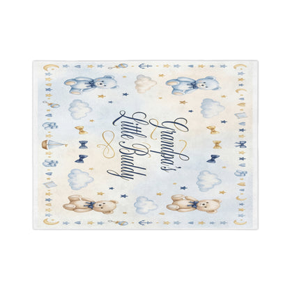 Grandpa’s Little Buddy Baby Blanket