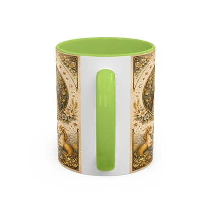 Celestial Aquarius Art Coffee Cup (11/15oz) by Grace Canvas Shop