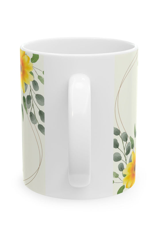 Wrapped in Love Sunflower Ceramic Mug (11oz/15oz)
