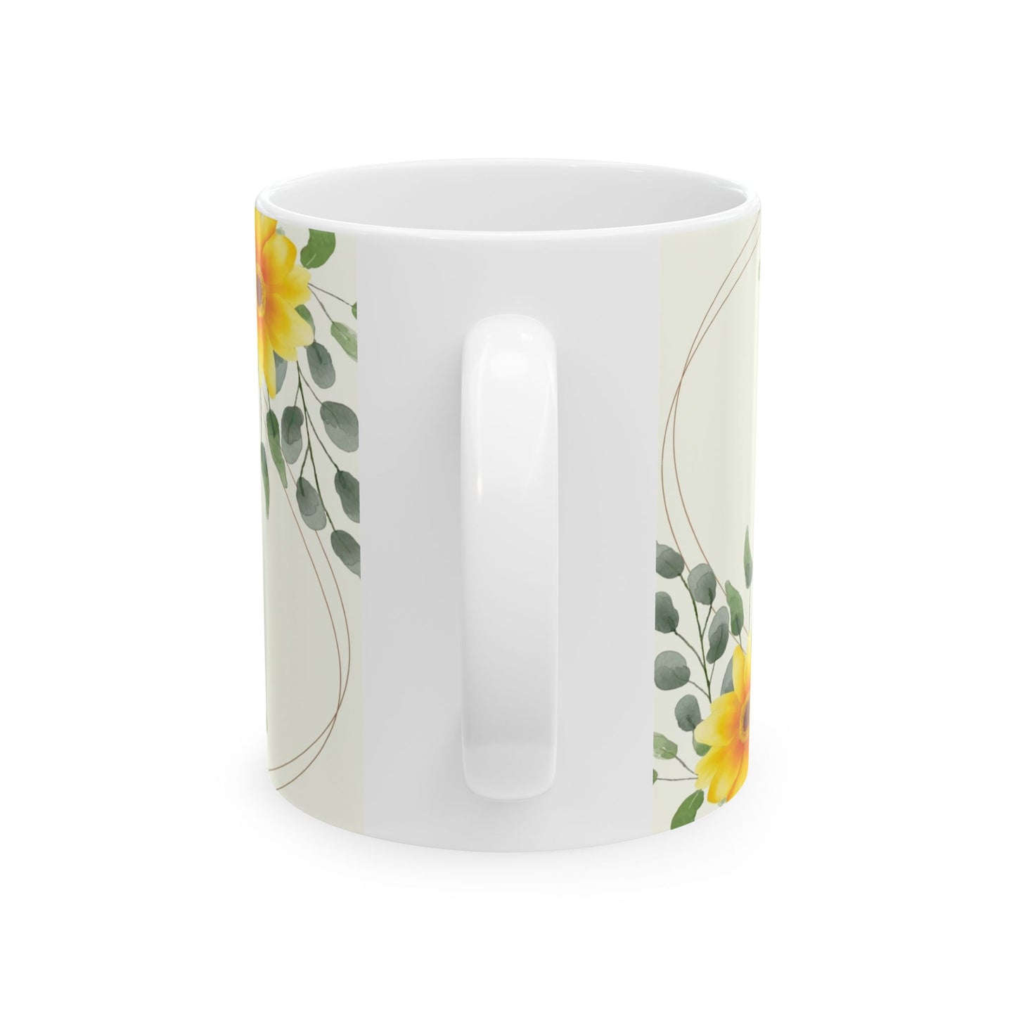 Wrapped in Love Sunflower Ceramic Mug (11oz/15oz)