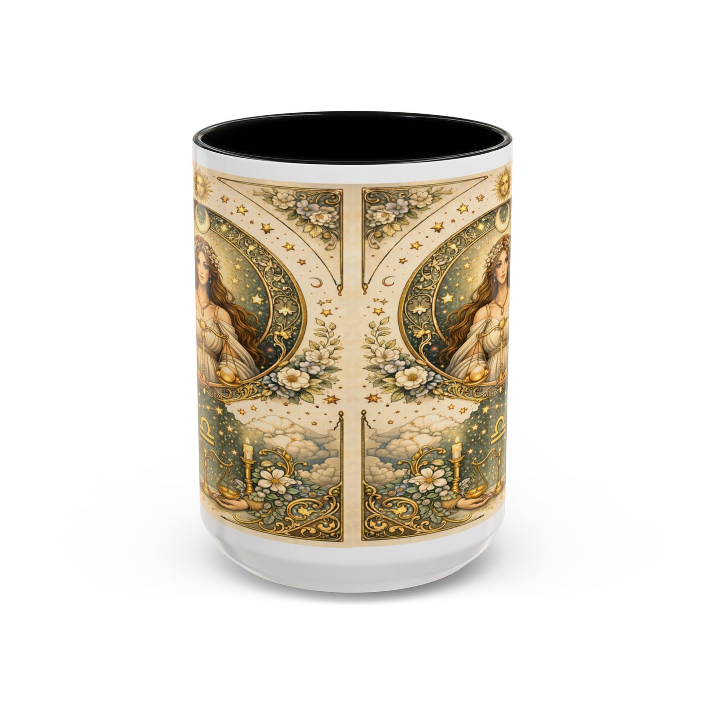 Celestrial Libra Zodiac Coffee Mug (11/15oz) by Grace Canvas Shop