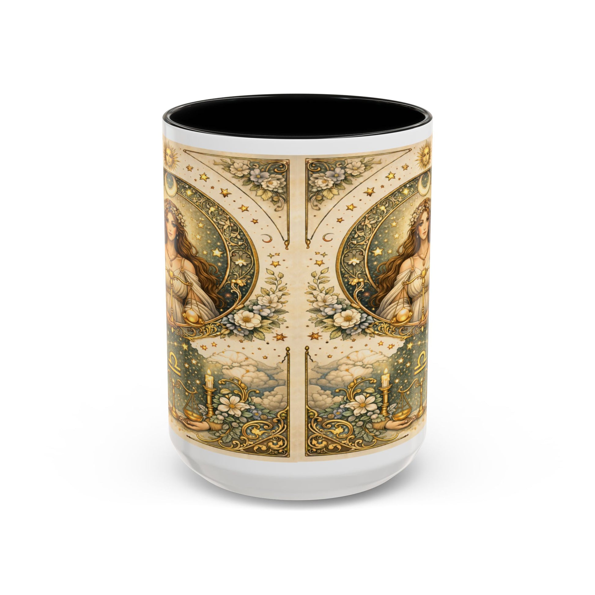 Celestrial Libra Zodiac Coffee Mug (11/15oz) by Grace Canvas Shop
