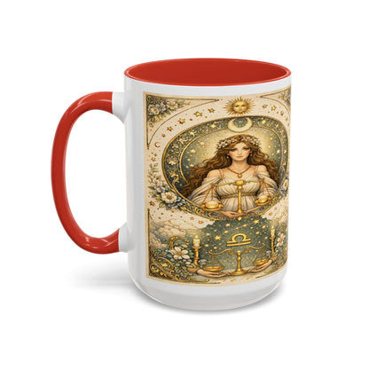 Celestrial Libra Zodiac Coffee Mug (11/15oz) by Grace Canvas Shop