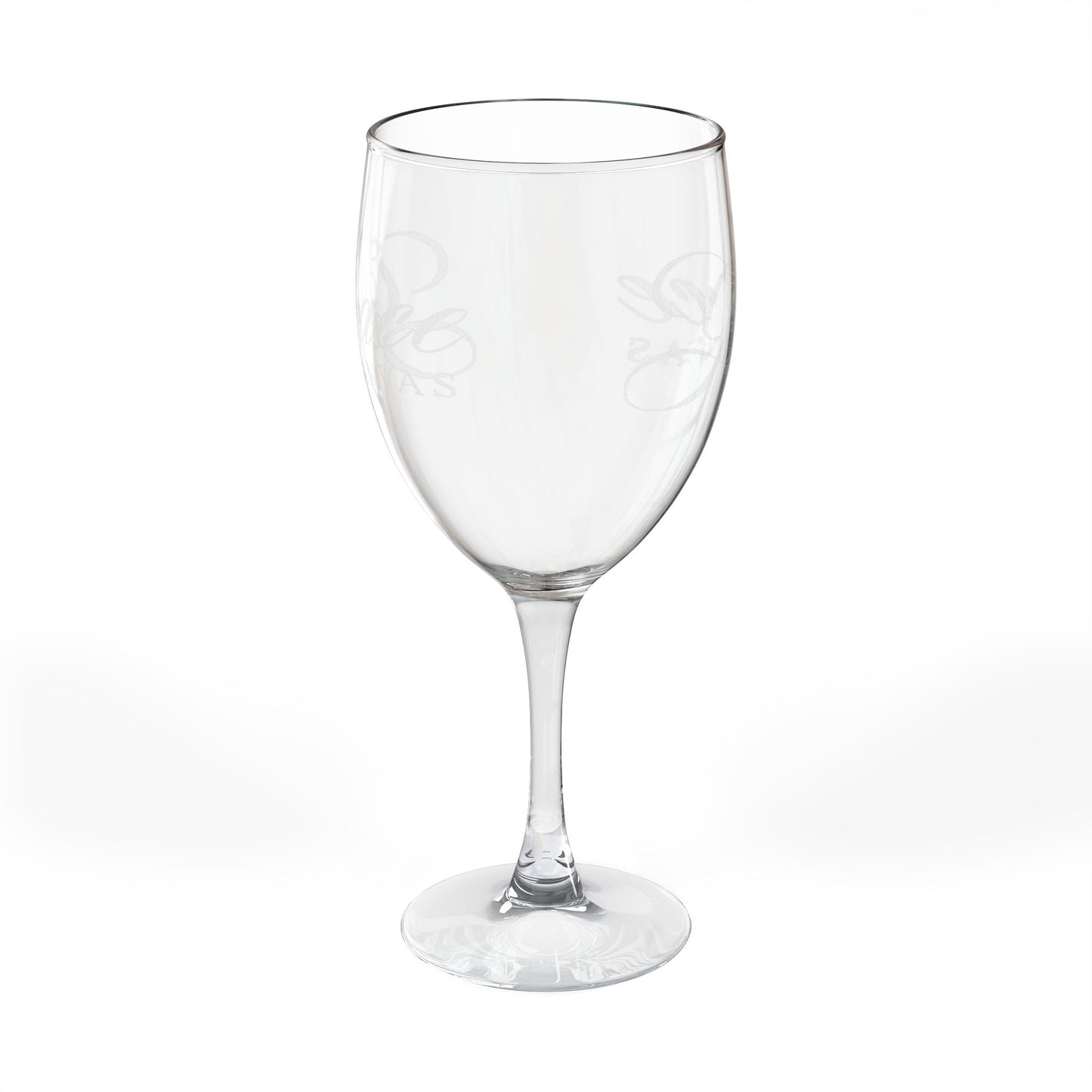 Engraved 10.5oz Wine Glass