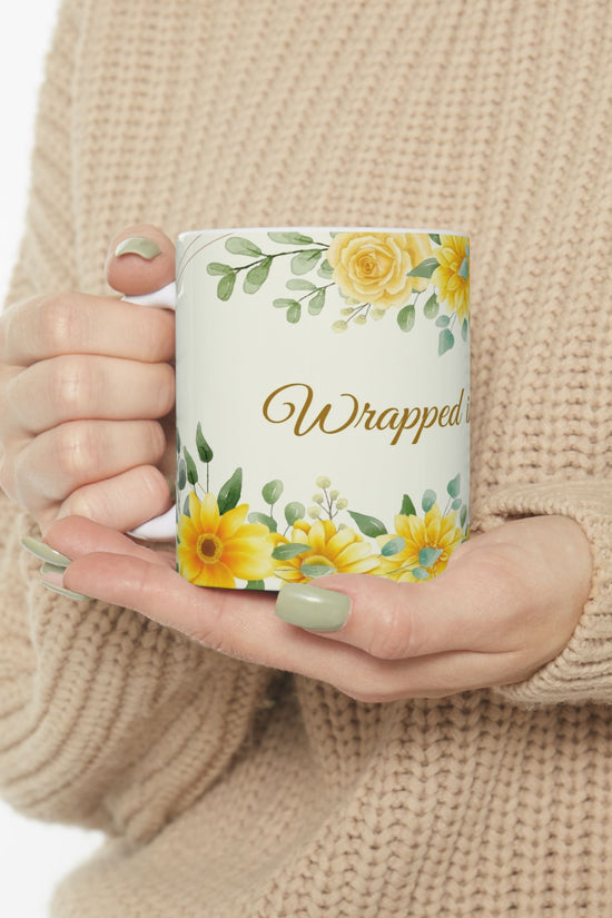 Wrapped in Love Sunflower Ceramic Mug (11oz/15oz)