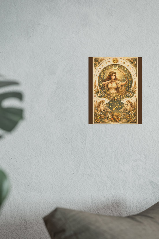 Celestial Sagittarius Zodiac Poster by Grace Canvas Shop