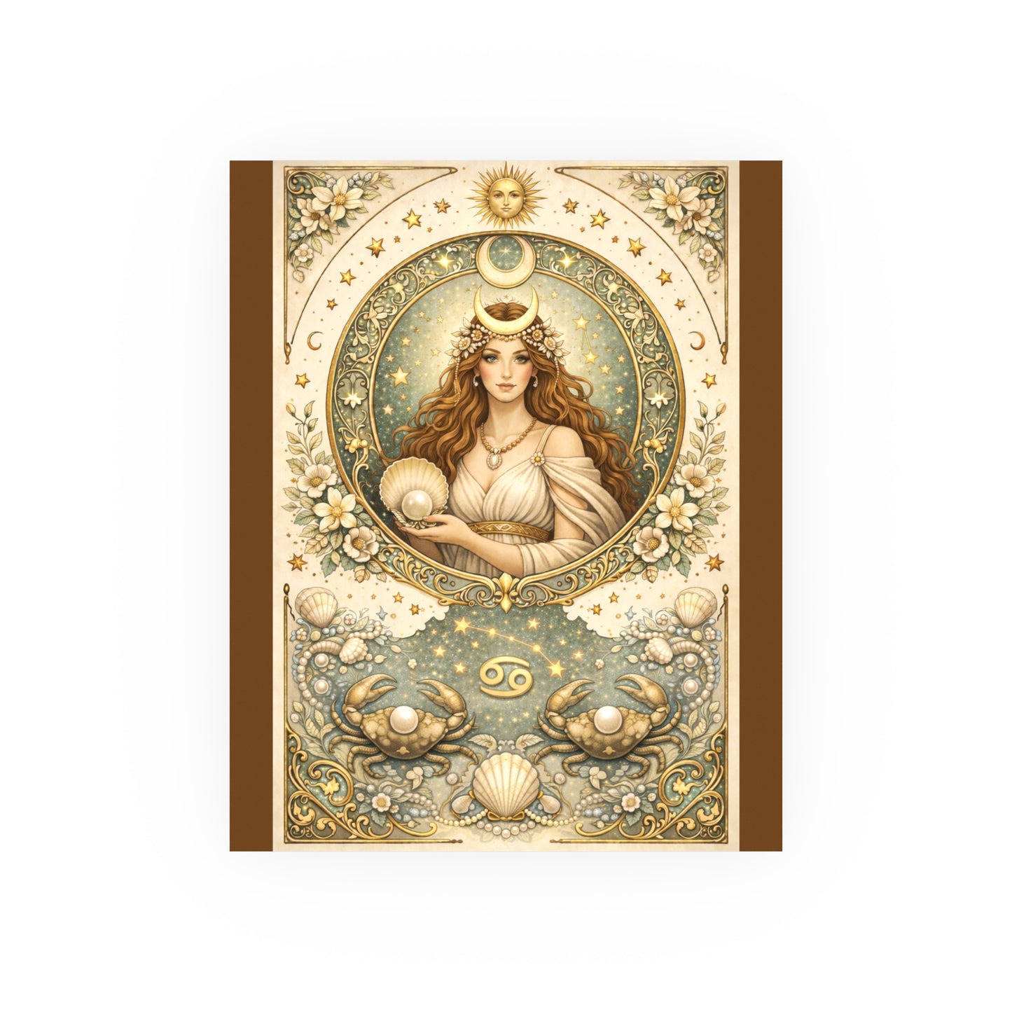 Cancer Zodiac Art Poster — Astrology Print