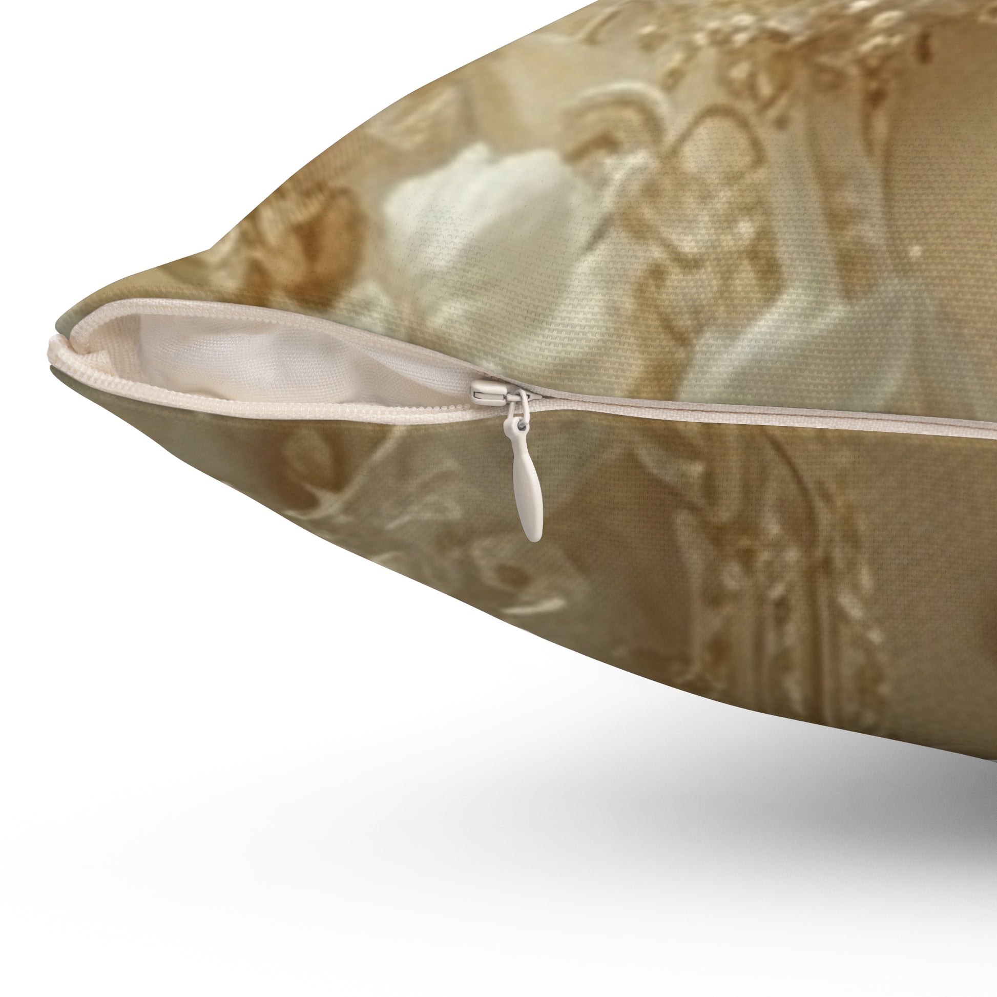 Vintage Gold Accent Cushion by Printify