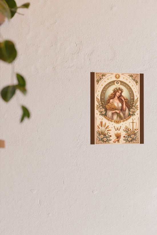 Celestial Virgo Art Print - Archival Matte Poster by Grace Canvas Shop