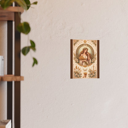 Celestial Virgo Art Print - Archival Matte Poster